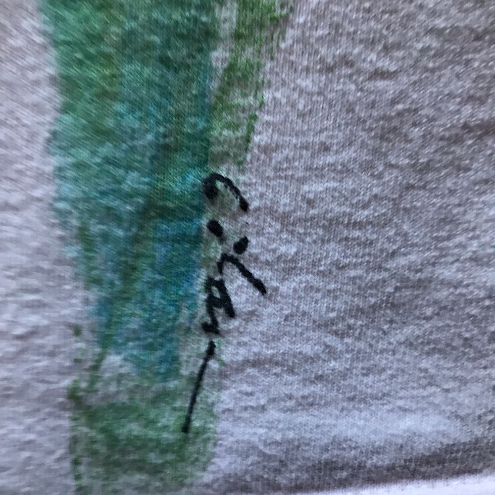 Hand Painted Iris Tee - Picture 8 of 8